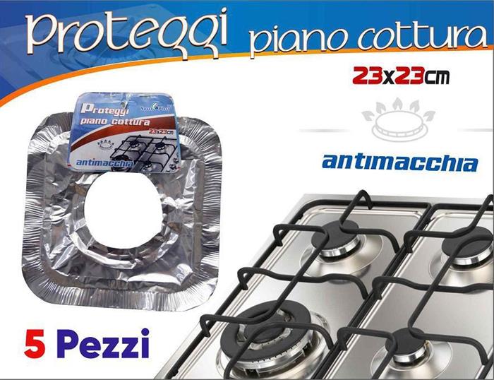 PARASCHIZZI FORNELLO 5PZ ALLUMINIO