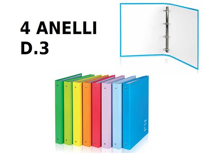 RACCOGLITORE 4 ANELLI COL.ASS.